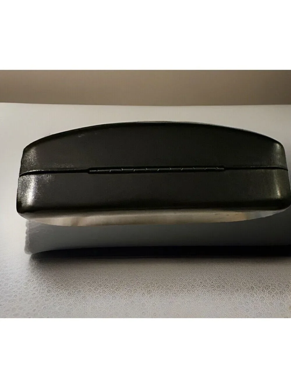 Coach Black Leather Eyeglass/Sunglass Case Hard Case Designer